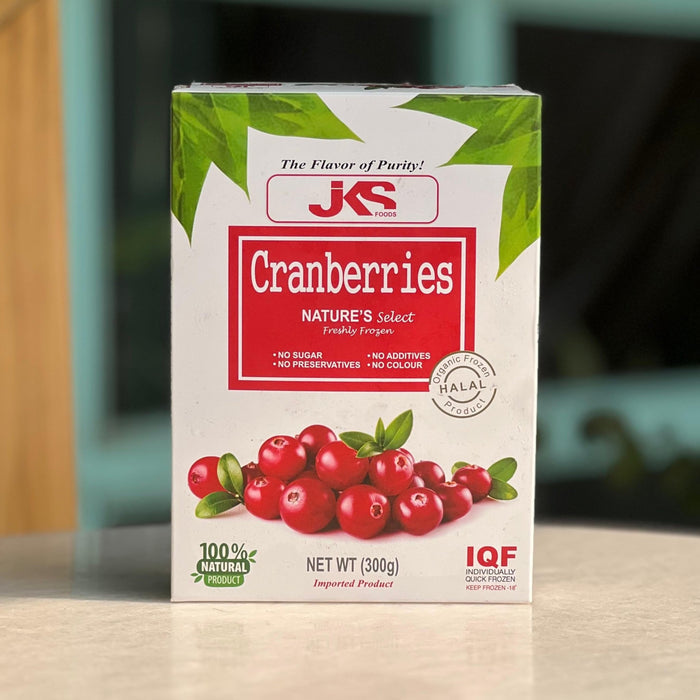 JKS Cranberries (Frozen) 300g - Tayyib Store - JKS - Lahore