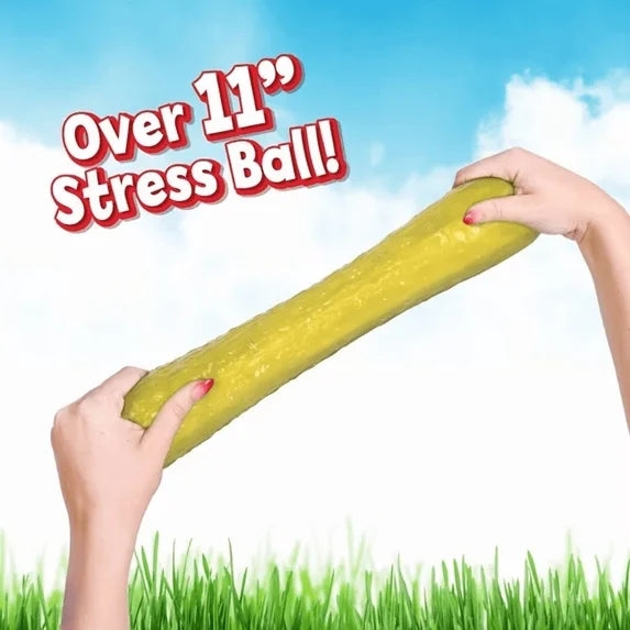 Jumbo Pickle Dough Fill Squish Toy
