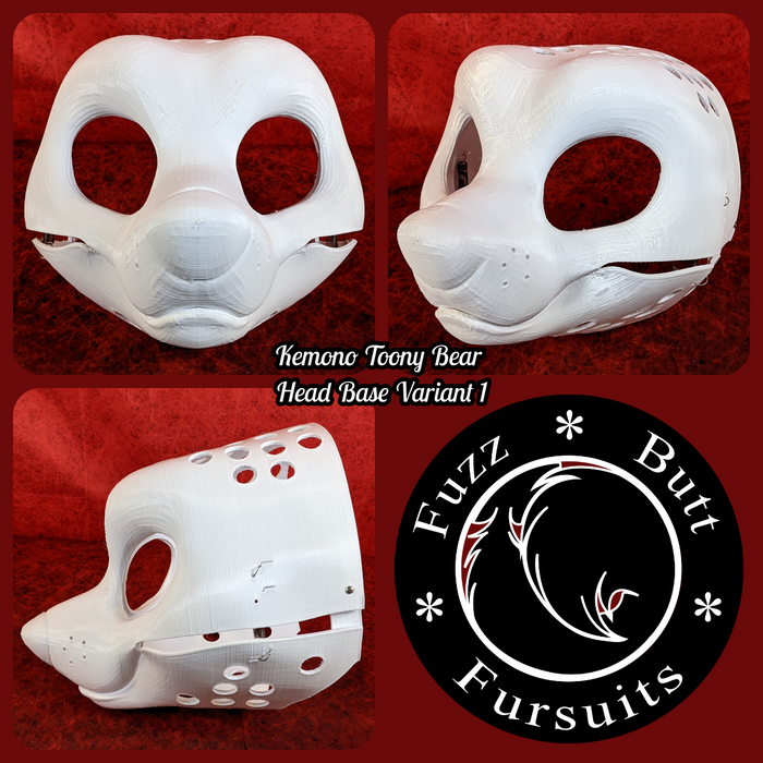 Kemono Toony Bear Head Base Variant 1
