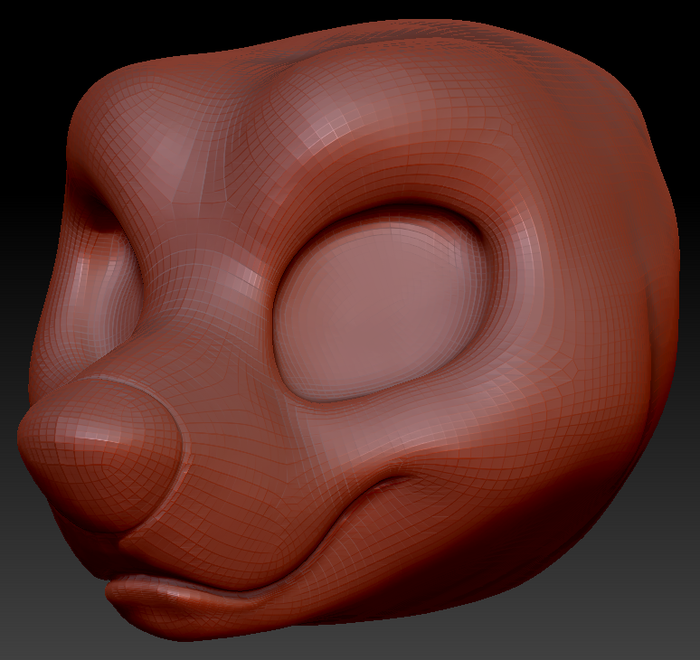 Kemono Toony Bear Head Base Variant 1