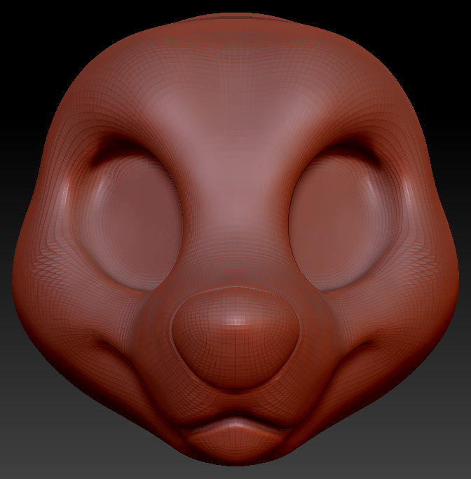 Kemono Toony Bear Head Base Variant 2