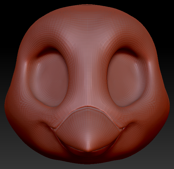 Kemono Toony Bird Head Base Variant 3