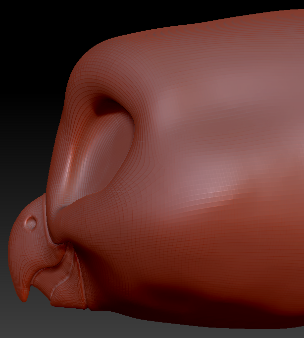 Kemono Toony Bird Static Jaw Head Base Variant 2
