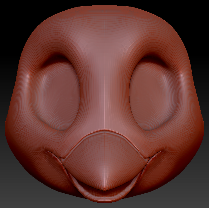 Kemono Toony Bird Static Jaw Head Base Variant 3