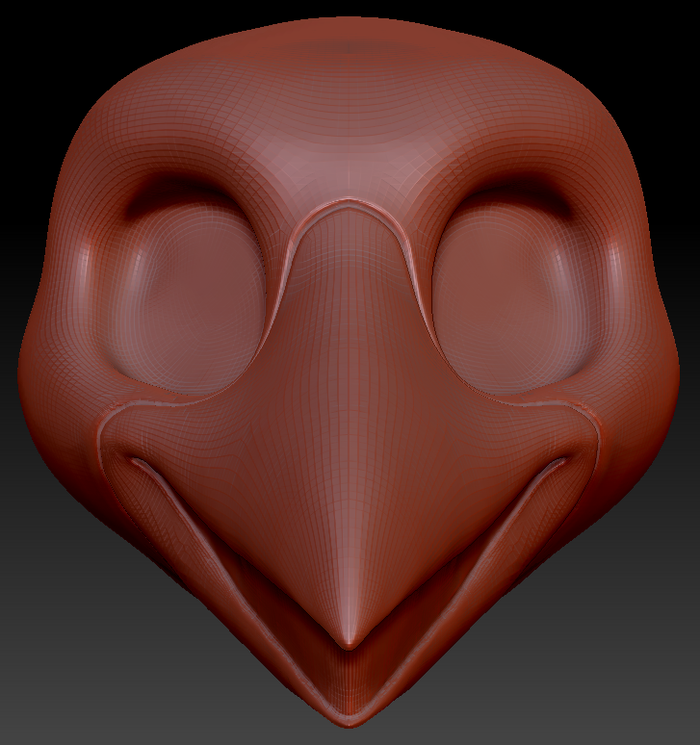 Kemono Toony Bird Static Jaw Head Base Variant 5