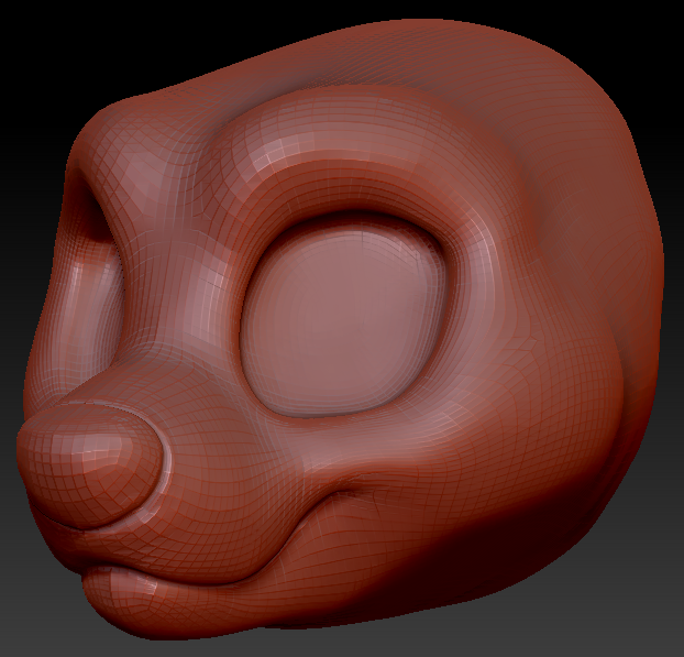 Kemono Toony Canine Head Base Variant 2