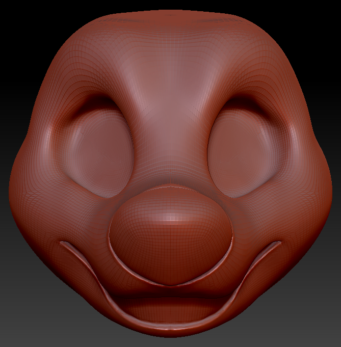 Kemono Toony Canine Static Jaw Head Base Variant 1