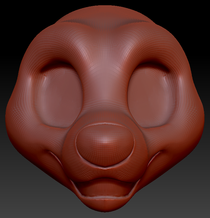 Kemono Toony Canine Static Jaw Head Base Variant 2