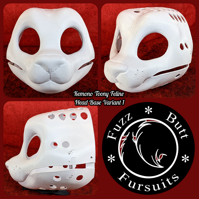 Kemono Toony Feline Head Base Variant 1
