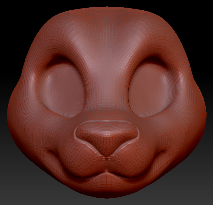 Kemono Toony Feline Head Base Variant 1