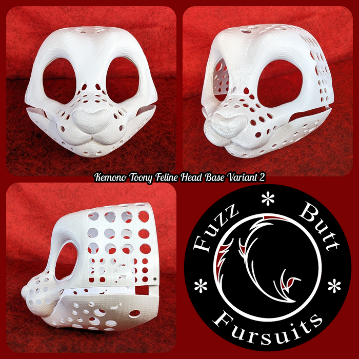 Kemono Toony Feline Head Base Variant 2