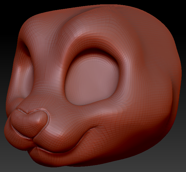 Kemono Toony Feline Head Base Variant 2
