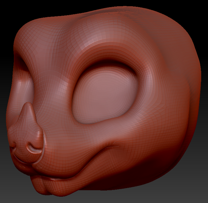 Kemono Toony Leaf-nosed Bat Head Base Variant 1
