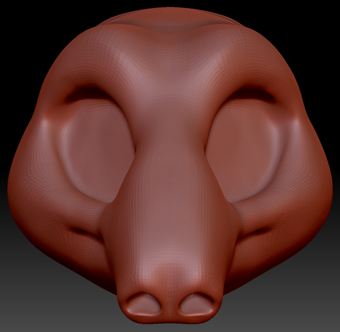 Kemono Toony Tapir Head Base Variant 1