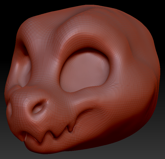 Kemono Toony Wickerbeast Head Base Variant 1