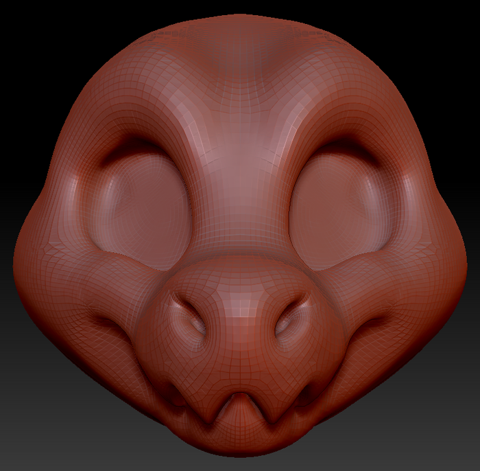 Kemono Toony Wickerbeast Head Base Variant 1