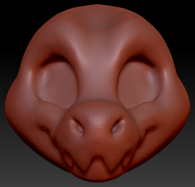 Kemono Toony Wickerbeast Head Base Variant 2