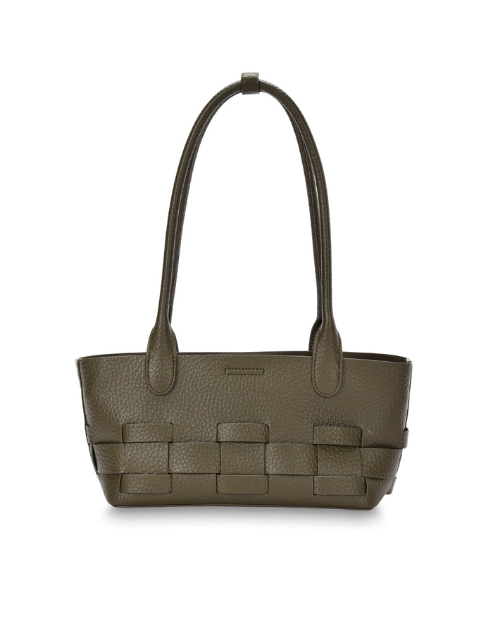 KENLEY EAST-WEST BAG in Khaki by Elms and King