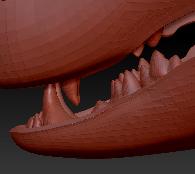 Large Hyena Realistic Style Jawset