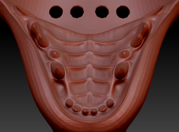 Large Hyena Realistic Style Jawset