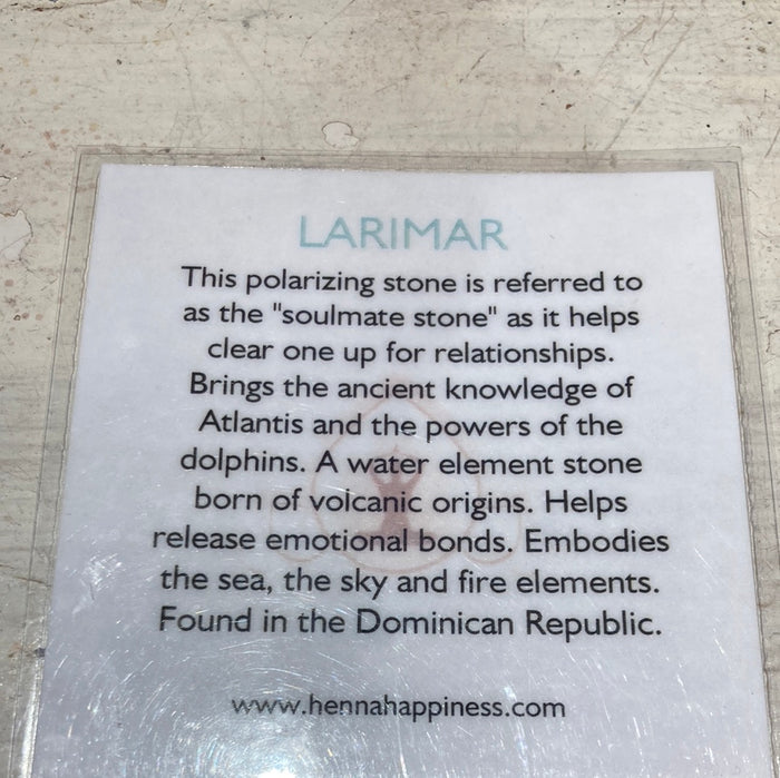 Larimar Earrings