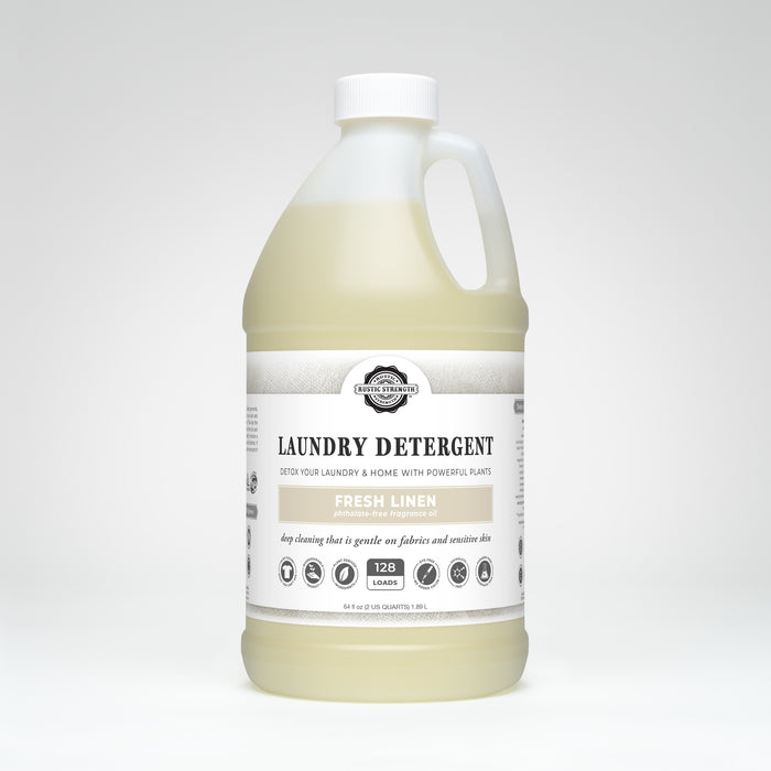 Rustic Strength - Laundry Detergent | 64oz Plastic | Fresh Linen