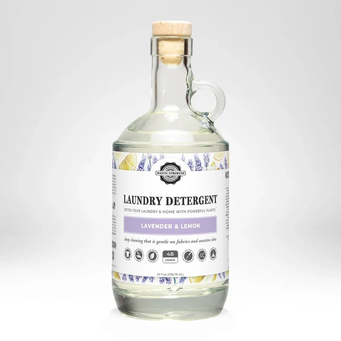 Rustic Strength - Laundry Detergent | 24oz Glass | Lavender & Lemon