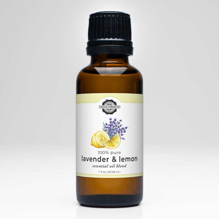 Rustic Strength - Essential Oil Blend | 1oz Amber Glass Vial | Lavender & Lemon