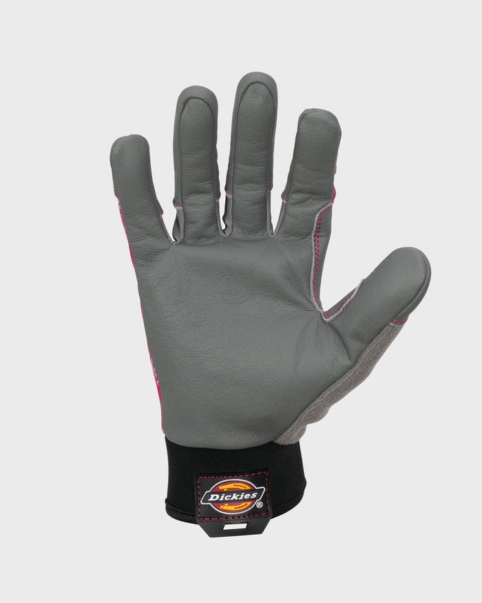 Lawn and Garden Work Gloves with Leather Palm