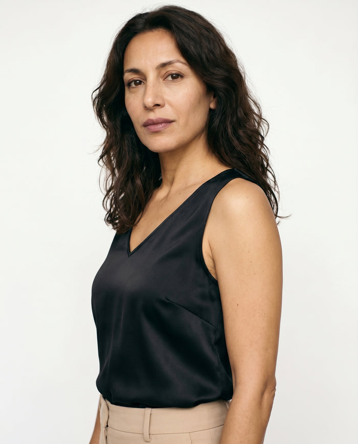 leah-satin-v-neck-tank-black-3