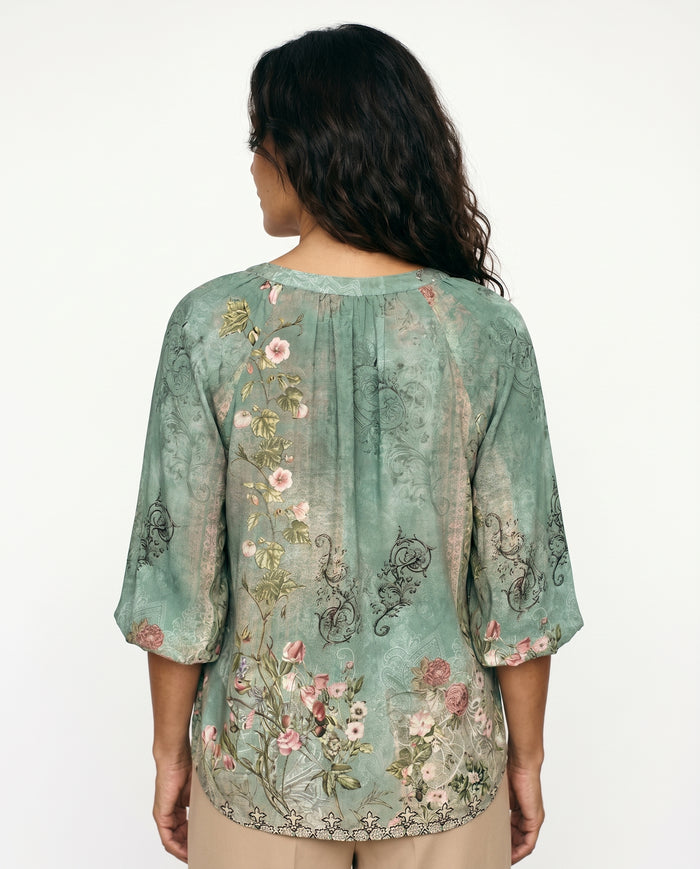 leah-boho-print-blouse-green-4