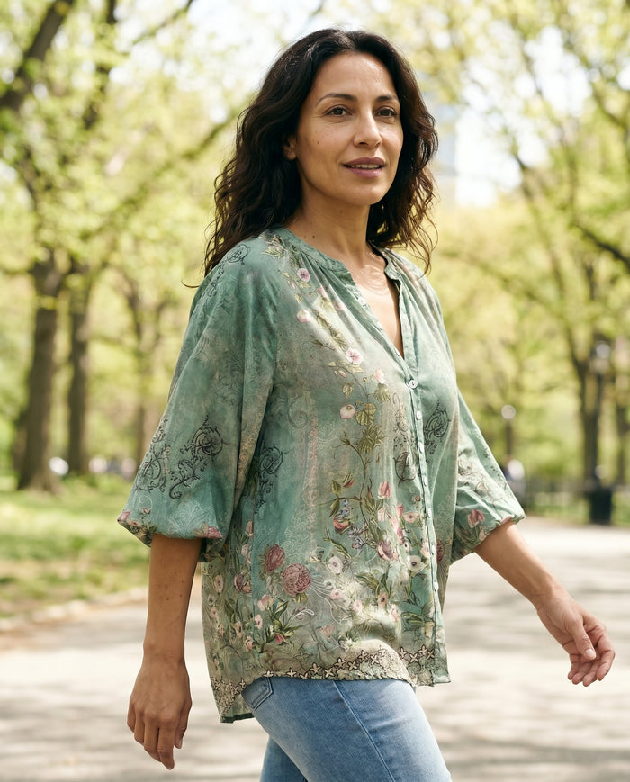 leah-boho-print-blouse-green-5