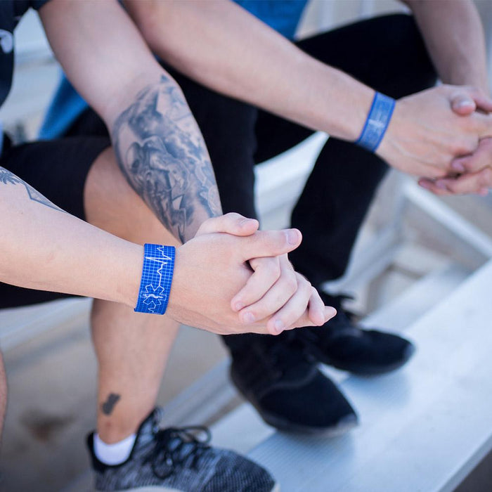 Lifestyle close up of Life Saver on two people sitting