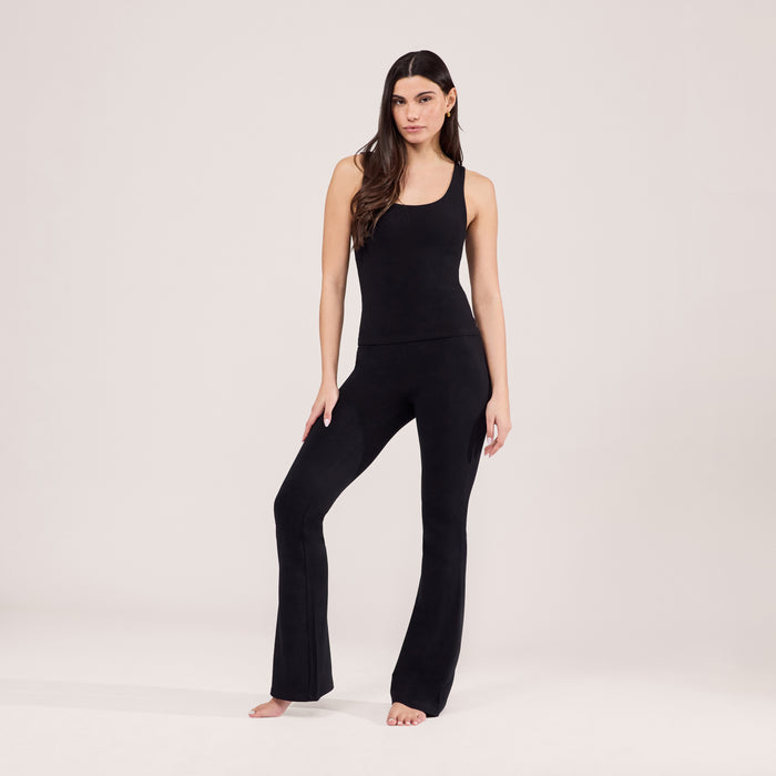 Lightweight Flare Leggings - Black