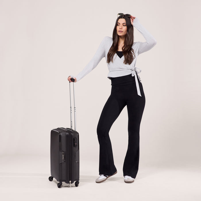 Lightweight Flare Leggings - Black