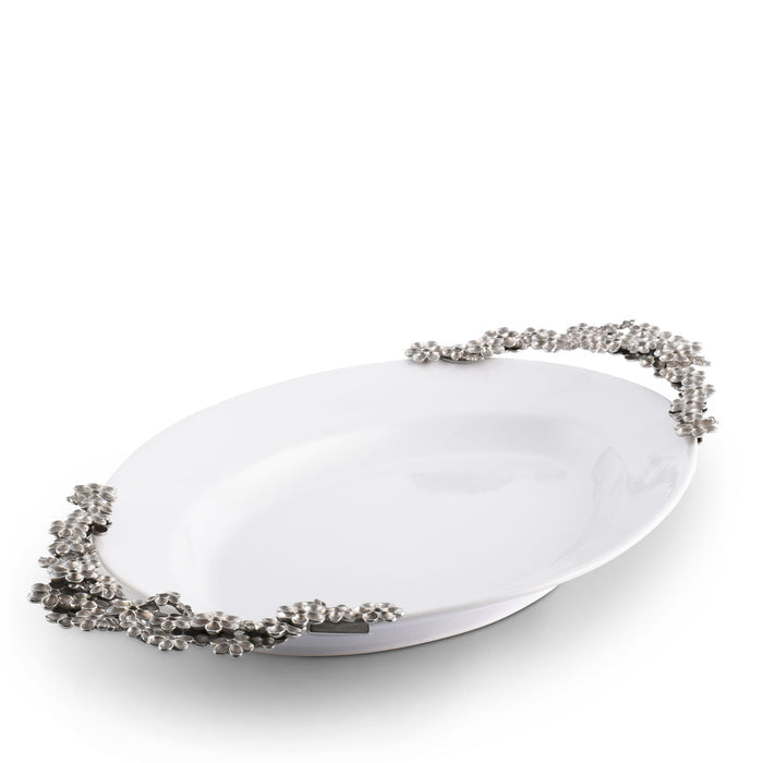 Vagabond House Lilacs Stoneware Serving Tray Product Image