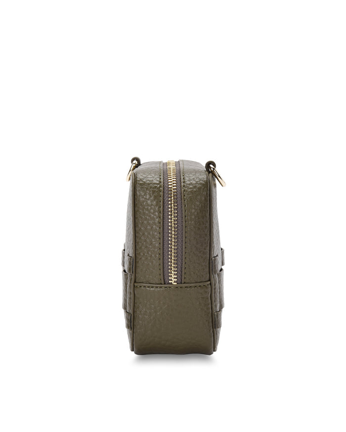 LONDON CROSSBODY BAG in Khaki by Elms and King