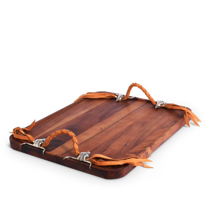 Vagabond House Long Horn Skull Breakfast Tray Product Image