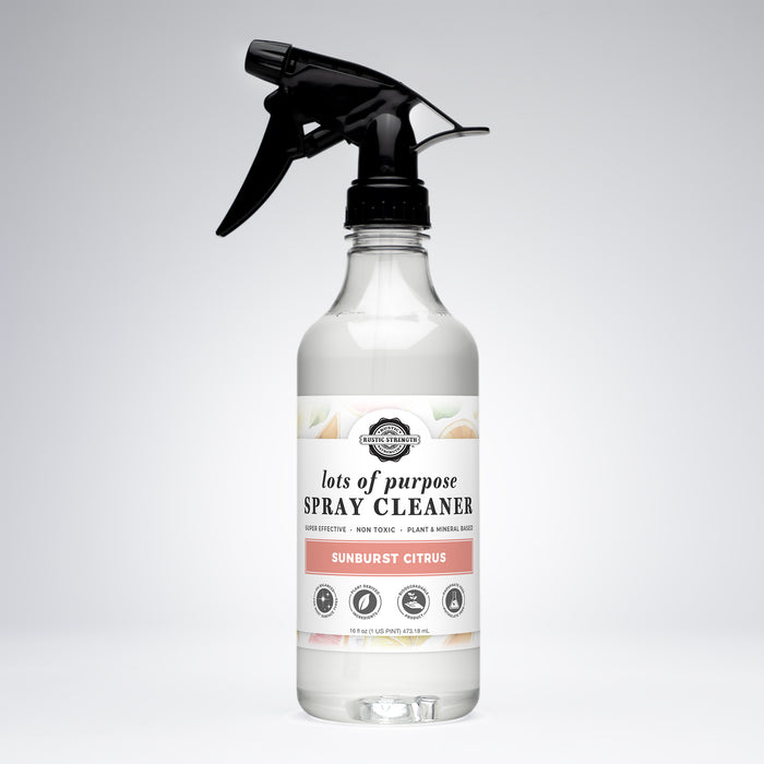 Rustic Strength, Lots of Purpose Spray Cleaner, 16oz Spray Bottle, Sunburst Citrus