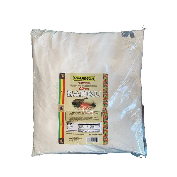 Maame - Yaa Banku Flour - 10lb, Traditional African Staple - Yado African & Caribbean Market