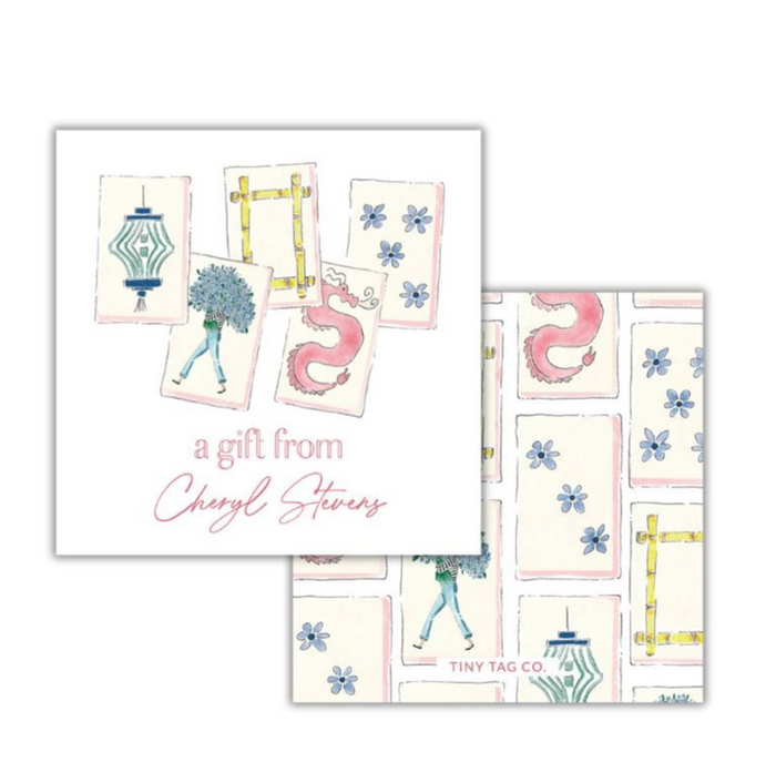 Mahjong Gift Tag