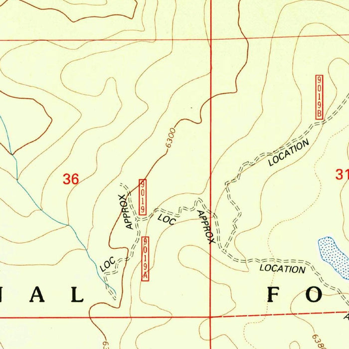 Map of Show Low, Arizona by USGS, 1998 – Sitgreaves National Forest & Fool Hollow Lake