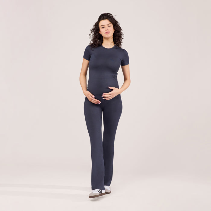Maternity Ultimate Everyday Flare Leggings - Vintage Navy