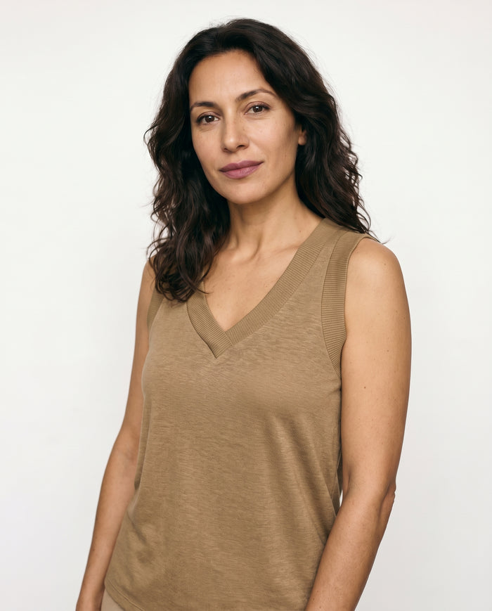 maya-sleeveless-v-neck-top-khaki-1