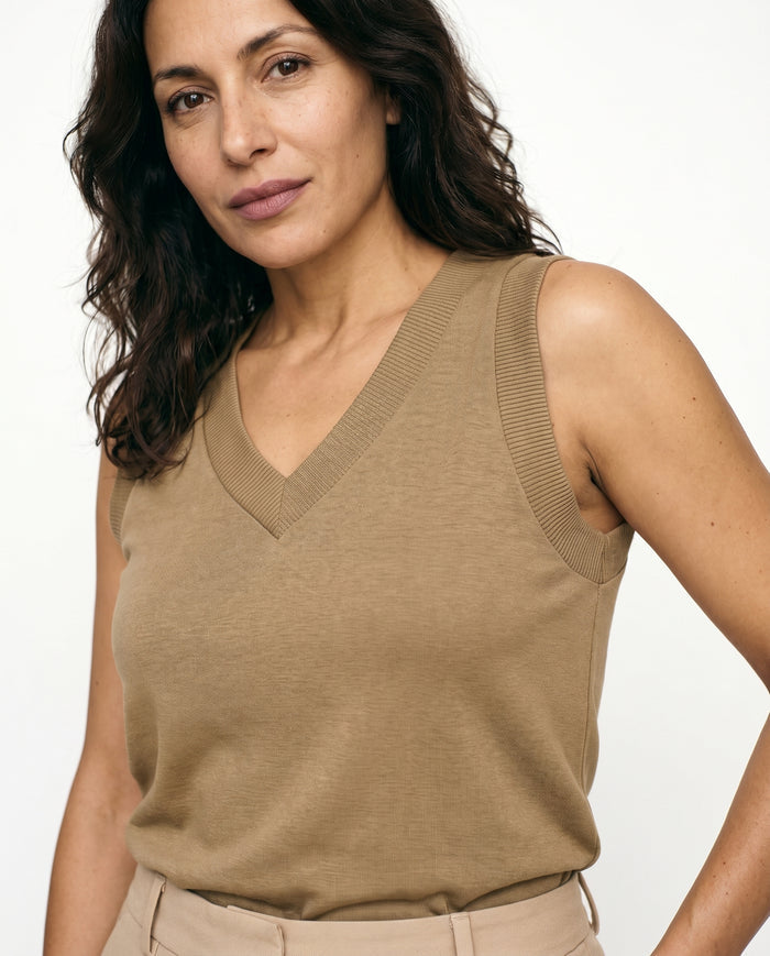 maya-sleeveless-v-neck-top-khaki-2