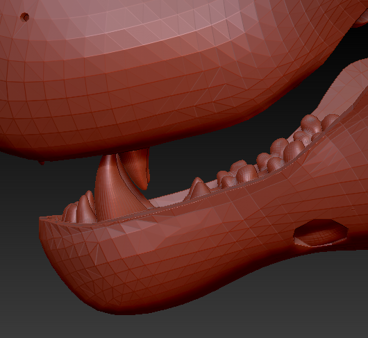 Medium Carnivore Toony Style Jawset