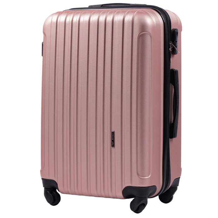 Walizka Podróżna ŚREDNIA WINGS FLAMINGO 24" ROSE GOLD FLAMINGO COLLECTION