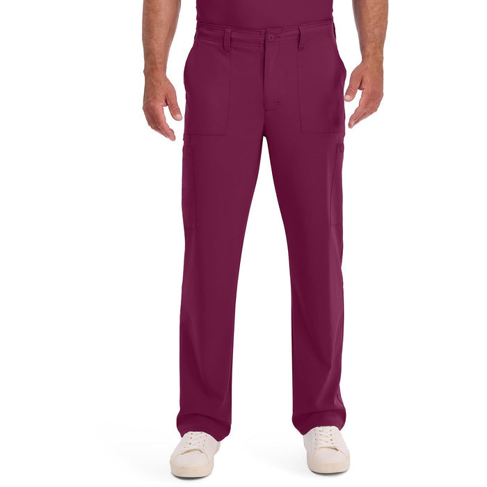 Men's EDS Essentials Natural Rise Drawstring Scrub Pant - Wine - 1