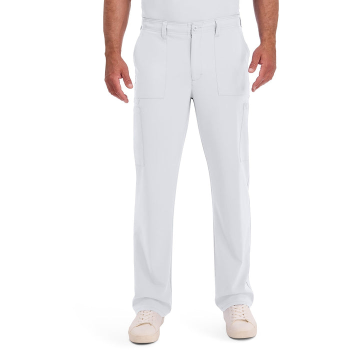 Men's EDS Essentials Natural Rise Drawstring Scrub Pant - White - 1