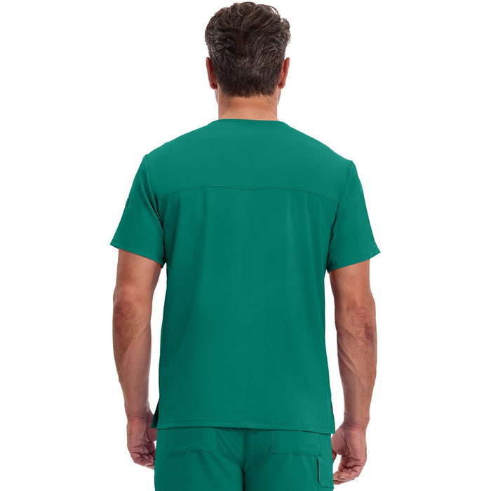Men's EDS Essentials Tuckable V-Neck Scrub Top - Hunter Green - 2